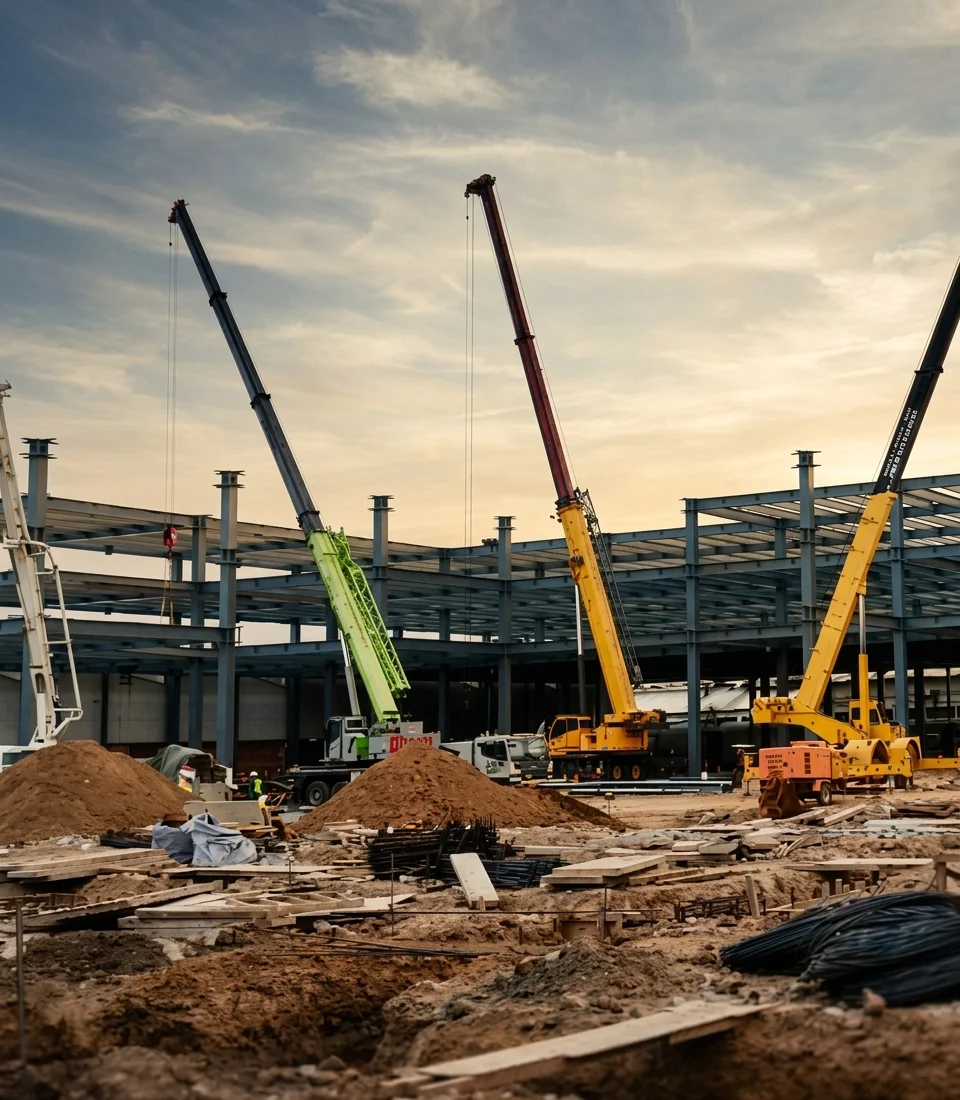 Grúas Industriales de GRINMEX Industrial en Operación
